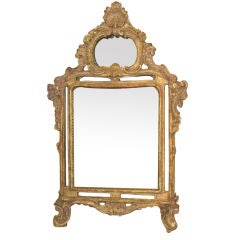 Venetian Silvered Wood Mirror