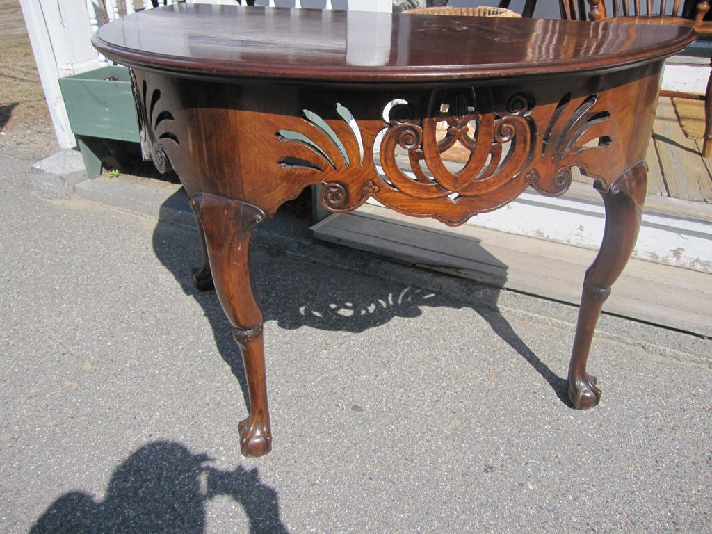 Portuguese Colonial Mahogany Console