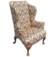 George I Walnut Wingchair