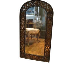 Oscar Bach Wrought Iron Mirror