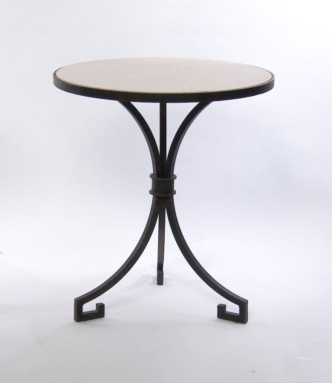 SALE!! Greek Key Gueridon / Pair Available