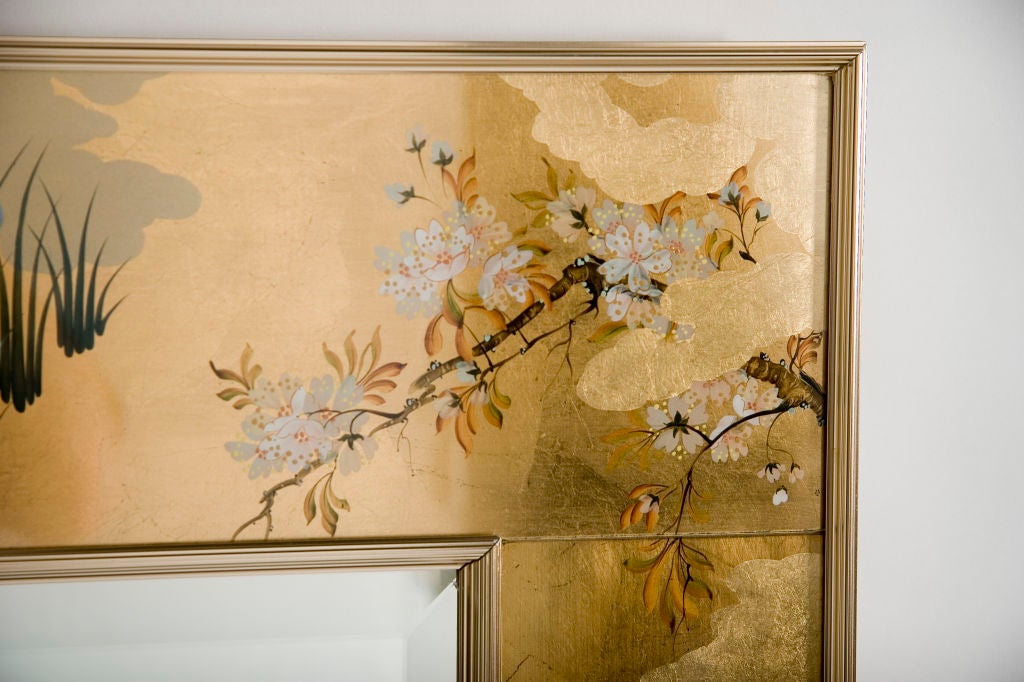 Eglomise Mirror in the Asian Style