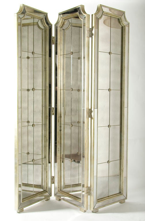 + A spectacular example of Hollywood Regency glamour<br />
+ One of the most stunning pieces we have ever offered<br />
+ The highest level of craftsmanship and attention to detail<br />
+ Pair of screens that can be shown in two ways: (1)