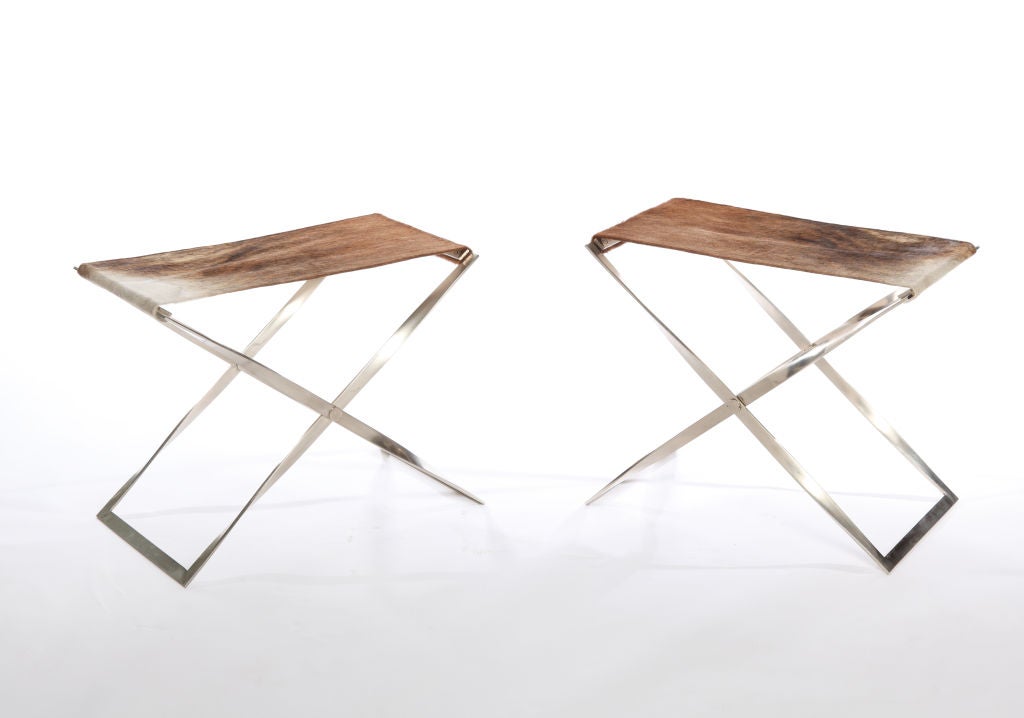 X Base Stool / Pair Available