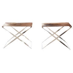 X Base Stool / Pair Available