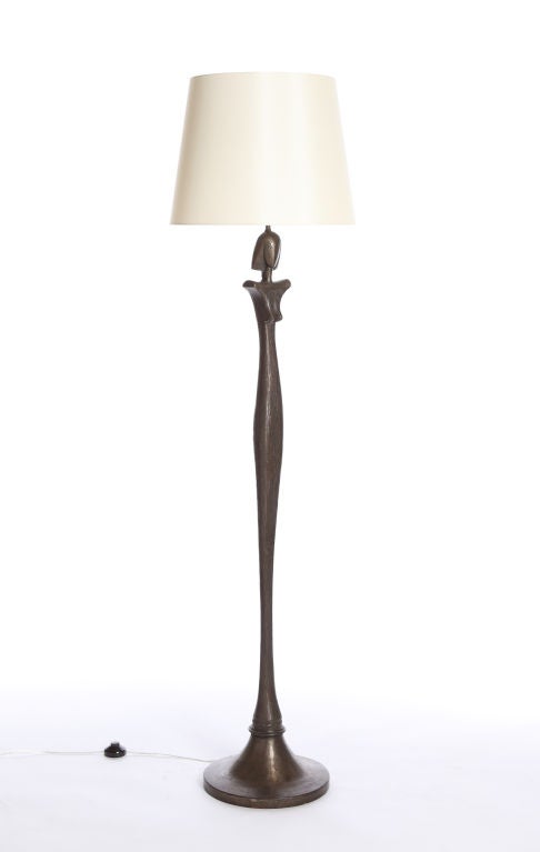 SALE!! Woman Floor Lamp in the manner of Giacometti