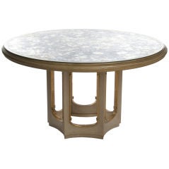 Eglomise Circular Center Table
