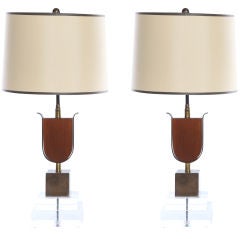 Pair of Stylized Neoclassical Lamps