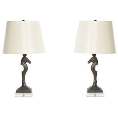 SALE!! Horse Lamp / Pair Available