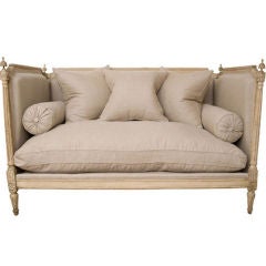 Antique LXVI Polychrome Directoire Daybed