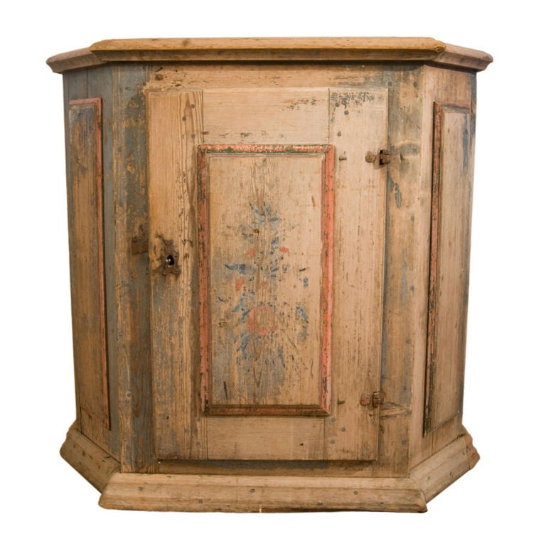18th Century Swedish One Door Cabinet