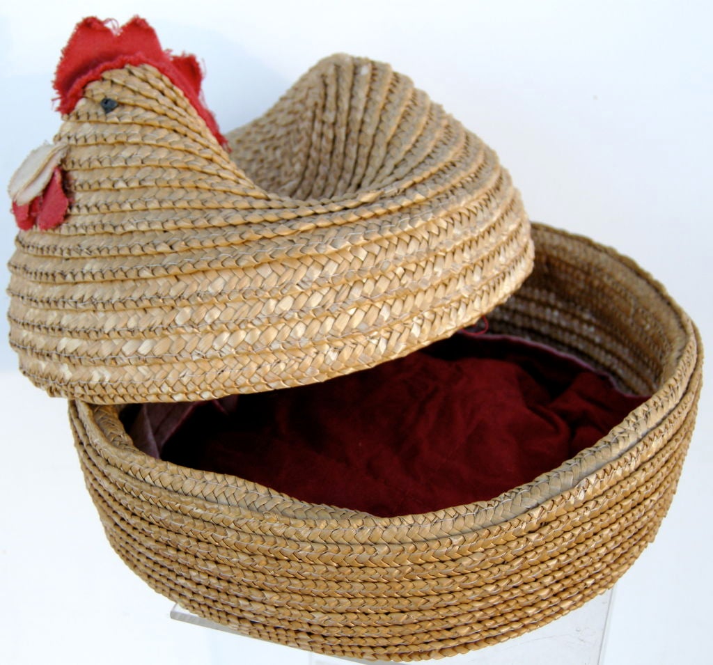 "Nesting Chicken" Basket at 1stdibs