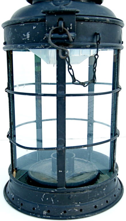 Commanding Pair Of Vintage Lanterns
