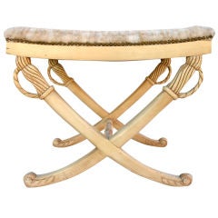 Dramatic Regency Style Stool