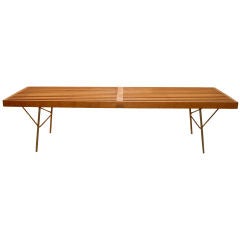 GEORGE NELSON RARE  SLAT BENCH