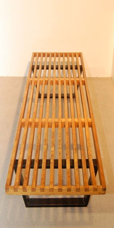 GEORGE NELSON VINTAGE SLAT BENCH