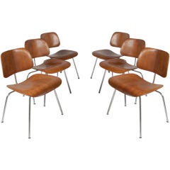 CHARLES AND RAY EAMES SET OF 6 1946 EVANS DCM's