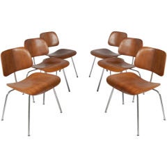 CHARLES AND RAY EAMES SET OF 6 1946 EVANS DCM's