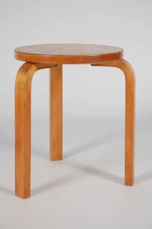 ALVAR AALTO STOOL FOR FINMAR In Excellent Condition In Wargrave, Berkshire