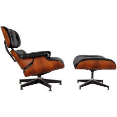 STUNNING CHARLES AND RAY EAMES LOUNGE CHAIR AND OTTOMAN STUNNING CHARLES AND RAY EAMES LOUNGE CHAIR AND OTTOMAN
