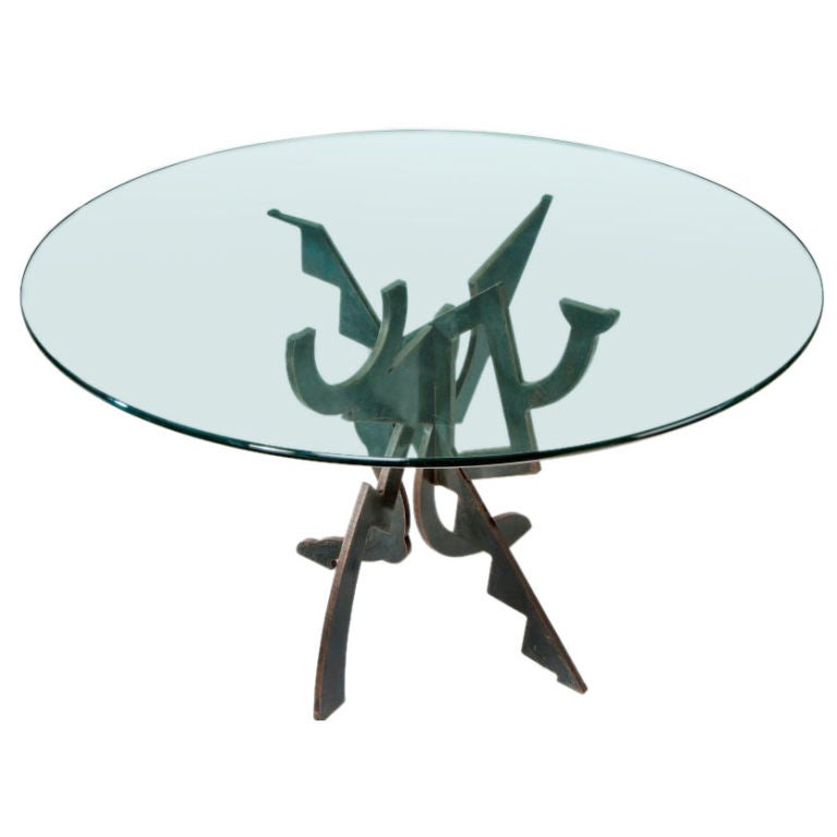 Dining table by Pucci di Rossi For Sale