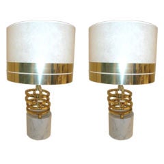 Pair of table lamps by Banci