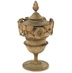 Treen Urn with Lid