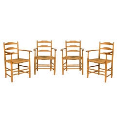 Set of Four Cotswold School Armchairs