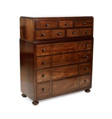 Cotswold School Cuban Mahogany Chest-of-Drawers