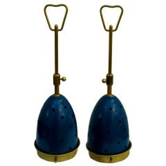 Pair of lamps by Angelo Lelli.