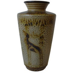 Primavera glazed ceramic vase