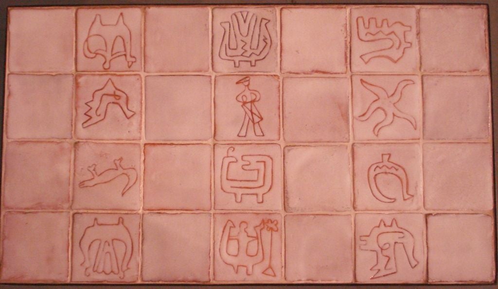 Roger Capron tile top table