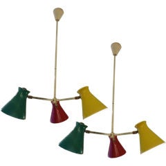 pair articulating ceiling lights