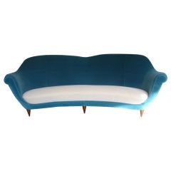 Italian Curved Sofa