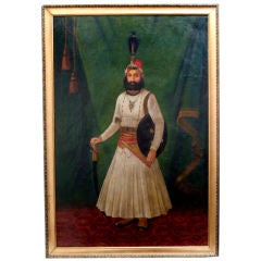 Oil Painting of Maharaja Fateh Singh of Udaipur