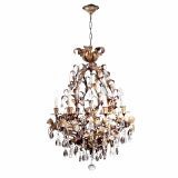 Vintage Gilt Tole Italian Chandelier
