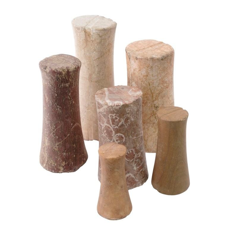 Collection of Bactrian Marble 'Column Idols' 3000 BC
