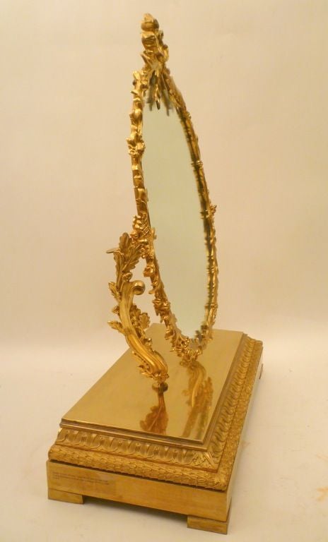 French Ormolu Table Mirror
