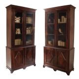 Antique Pair of Anglo-Indian Bookcases