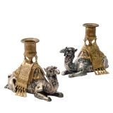 Pair of Camel Candlesticks