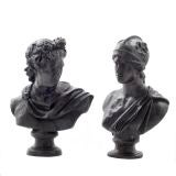 Cast Iron Apollo and Athena