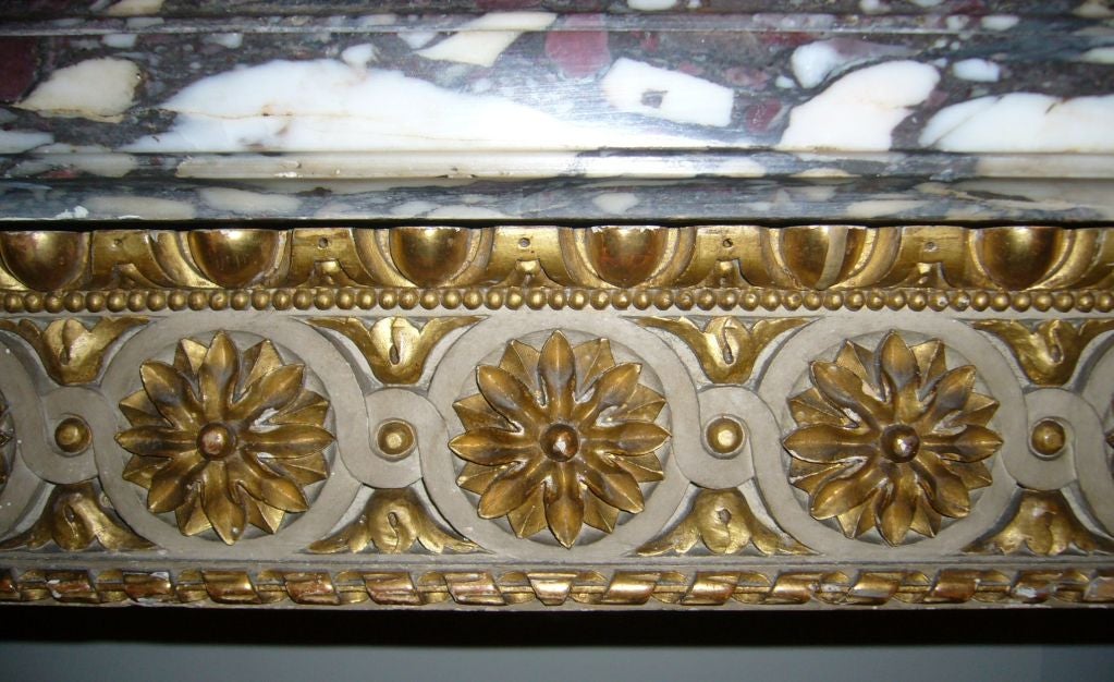 Pair Of Napoleon Iii Console Tables with Marble Tops