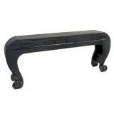 Chinese Black Lacquered Sidetable