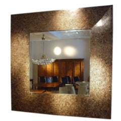 An Unusual Bamboo Inlaid Mirror