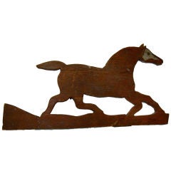 Wooden Horse Weathervane