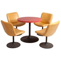 A Set of Four  Asko Designed Caribe Chairs