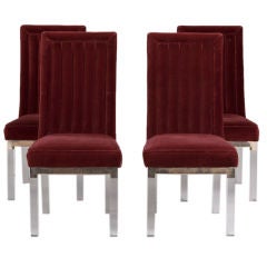 A Set of Four Charles Hollis Jones Dining Chairs