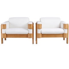 A Pair of 1950s Bentwood Thonet Designed Armchairs