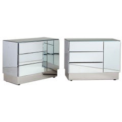 A Single Mirrored Cabinet USA