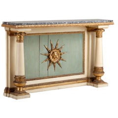 A Regency Italian Gilt and Marble Console Table ca.1820